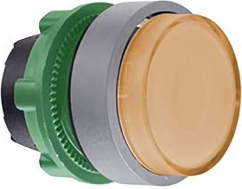 Schneider Electric ZB5AH53C0 Drucktaster-Frontelement aus Kunststoff in Orange, Grau und Gelb - Bild 1