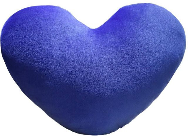 Yiran Health & Beauty Plüschherz Kissen in Bunt, Durchmesser: 49 cm - Bild 1