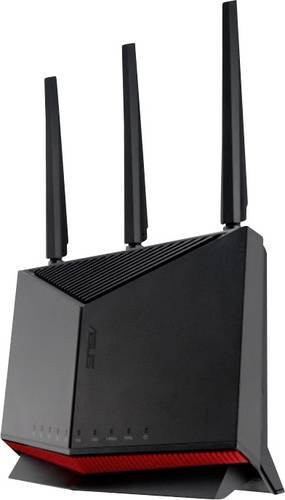 Asus RT-BE86U WiFi 7 Dual-Band Router in Schwarz mit 2.5 GBit/s Ethernet und USB-A Anschluss - Bild 2