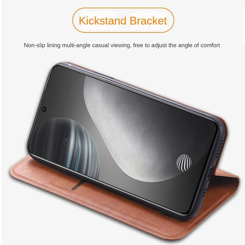 Leder Hülle für Xiaomi Poco F8 Pro mit Magnetischem Flip Cover, Geldbörse und Kartenfach sowie Ständerfunktion - Bild 2