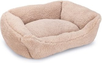 Beeztees Katzenbett Kadi in Beige mit abnehmbarem Bezug und erhöhtem Rand - Bild 1