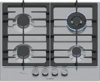 Bosch Serie 6 Gaskochfeld PCH6A5I90 autark in Edelstahl Schwarz und Silber - Bild 1