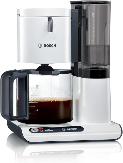 Bosch Filterkaffeemaschine TKA8011 in Weiß und Anthrazit mit Glaskanne - Bild 1