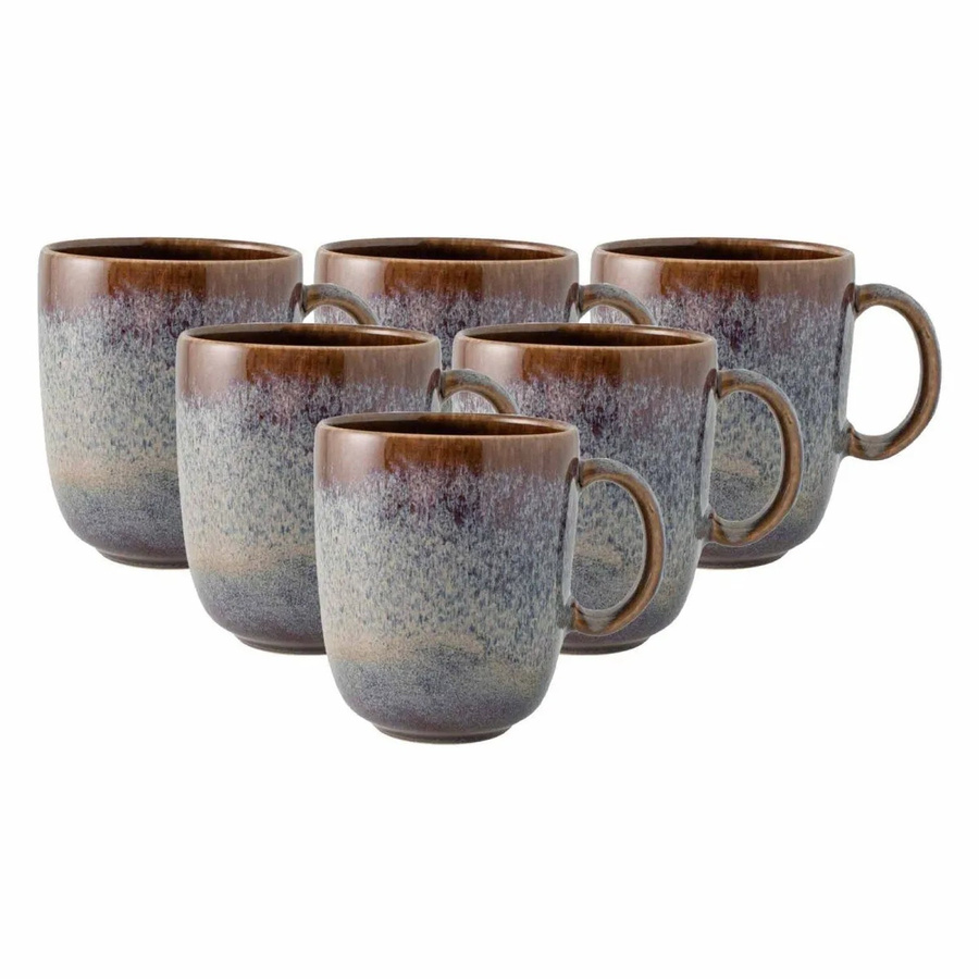 Villeroy & Boch like. Becher mit Henkel Lave Beige 6er Set 400 ml - Bild 2