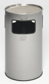 VAR Abfallsammler und Ascher mit Aschereinsatz, Volumen: 69,2 l, Höhe: 75 cm - Bild 1