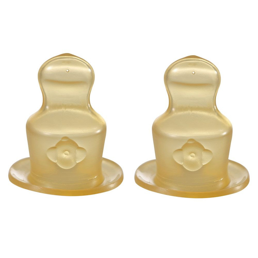 Nip Trinksauger 2er Pack Standard aus Latex in Transparent, Größe 1, mit Anti-Colic-Ventil und langsamer Durchflussrate - Bild 1