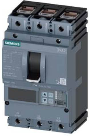 Siemens 3VA2116-5KP36-0AA0 Leistungsschalter in Grau mit einem Einstellbereich von 63 - 160A und einer maximalen Schaltspannung von 690 V/AC - Bild 1