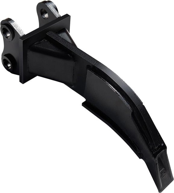 Aimo Minibagger Aufreißzahn aus legiertem Stahl in Schwarz mit 0,98in Lochdurchmesser und 3,54in Spannweite - Bild 1