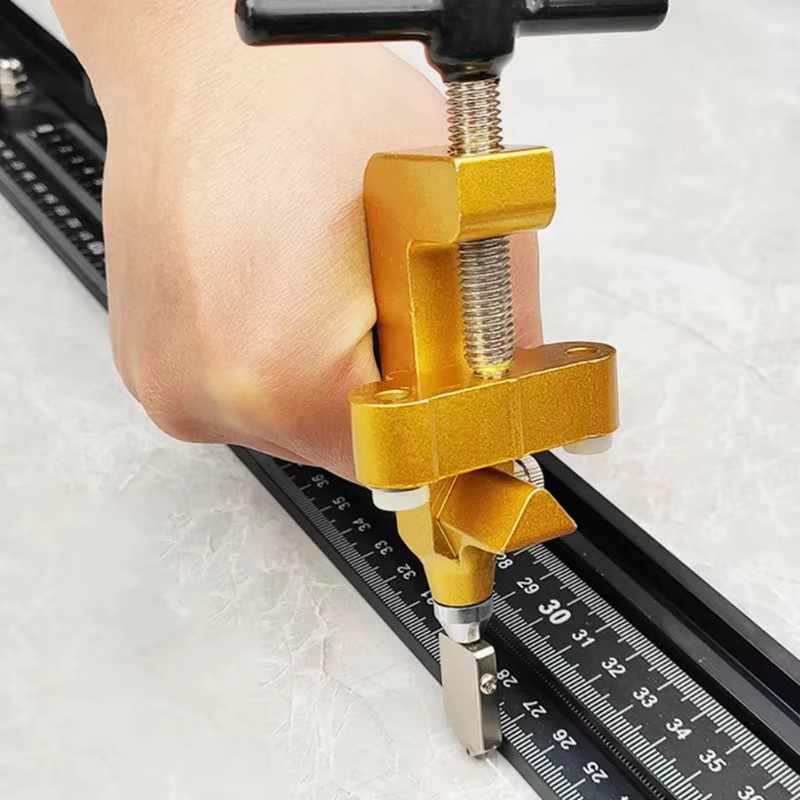 EQZ Keramik Cutter mit Diamant-Roller zum Schneiden von Glas und Fliesen als Handwerkzeug-Zubehör - Bild 2