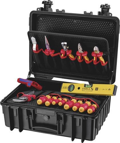 Knipex Werkzeugkoffer Robust23 Start Elektro 24-teilig B/T/H: 470 x 190 x 370 mm - Bild 1