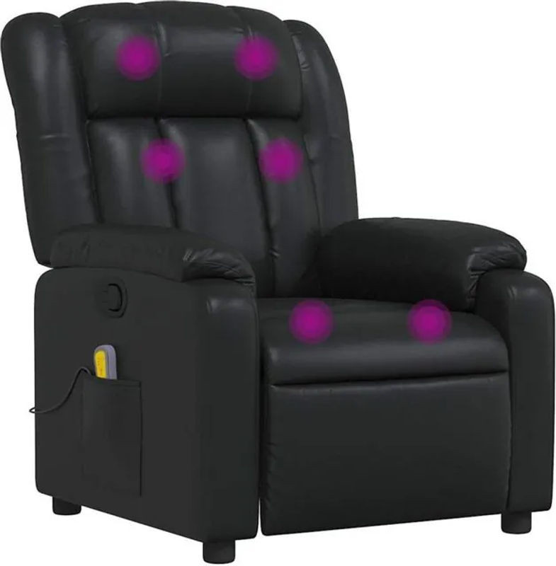 Massagesessel Relaxsessel von VIDAXL in Schwarz aus Kunstleder - Bild 1