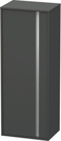 Duravit Hochschrank Ketho in Anthrazit Matt mit Glastüren, B/T/H: 50 x 36 x 132 cm - Bild 1