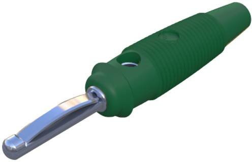Hirschmann Test & Measurement VQ 30 Bananenstecker gerade in Grün mit 4mm Stift-Durchmesser - Bild 1