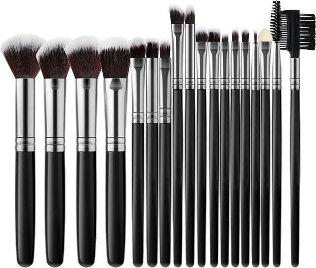 RUNTOIN Make-up-Pinsel-Set, 18-teilig, synthetisch - Bild 1