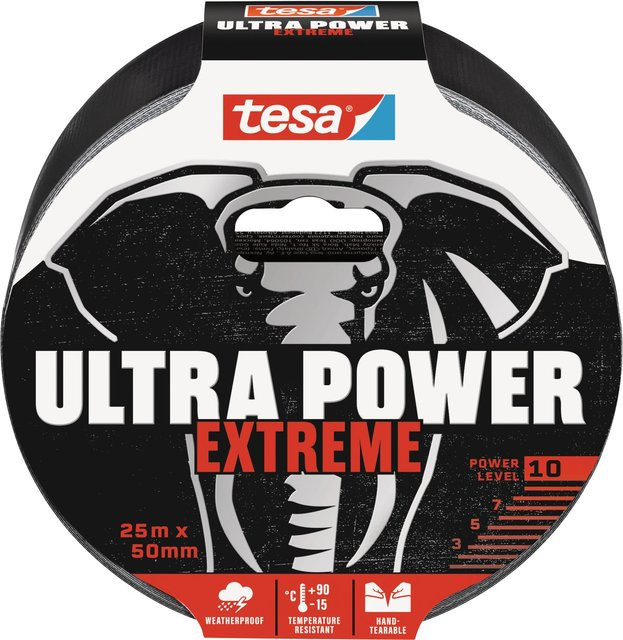 Tesa Ultra Power Extreme Reparaturband Schwarz Breite: 50 mm, Länge: 25 m - Bild 2