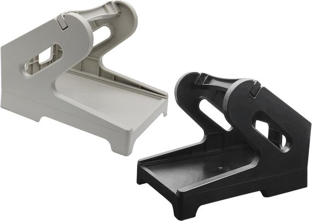 MagiDeal Etikettenhalter aus Kunststoff in Schwarz für Desktop-Drucker und Rollenetiketten - Bild 1