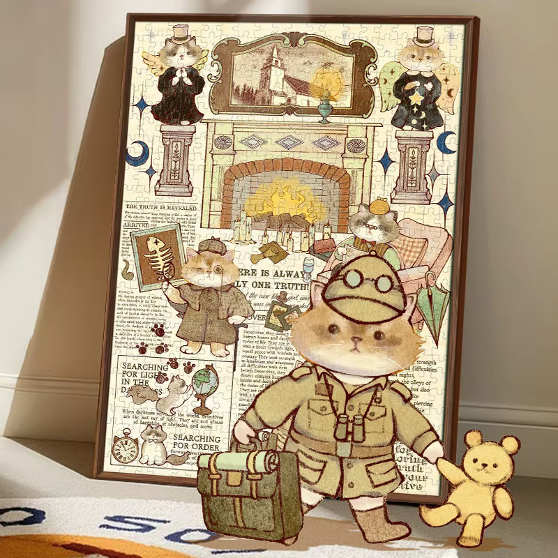 Gubu Cat Detective Agency Puzzle, 500 Teile - Bild 2