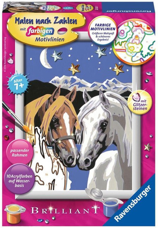 Ravensburger Pferdeliebe Malen nach Zahlen Sonderserie E, ab 7 Jahren