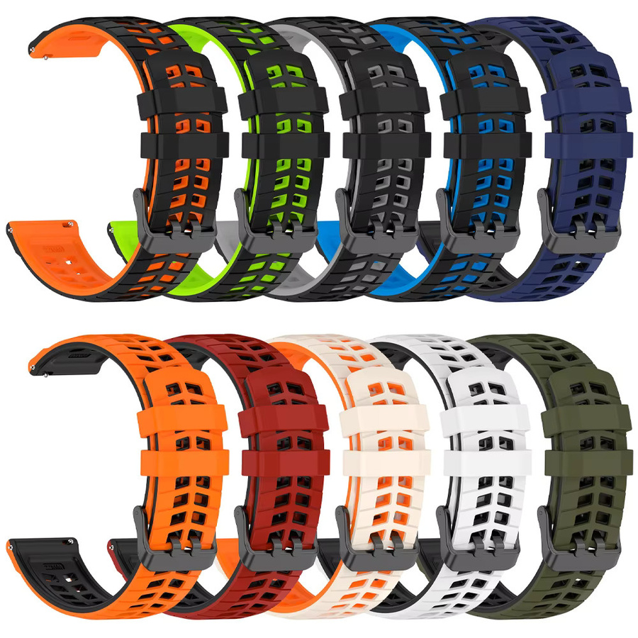 Uhrenarmband Silikon, 22 mm, Unisex - Bild 3