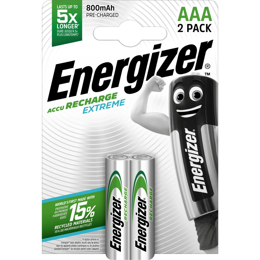Energizer Extreme AAA Akku NiMH 800 mAh 1.2V 2 Stück - Bild 3
