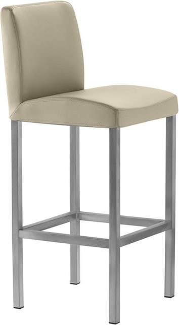 Mayer Sitzmöbel Barhocker 1154 in Beige mit modernem Design, B/T/H: 40 x 45 x 94 cm - Bild 1