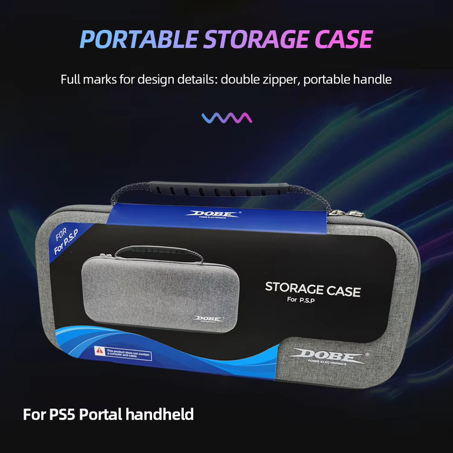 Eva harte Trage-Tasche für Sony PlayStation Portal, stoßfeste Schutzhülle und tragbare Aufbewahrungstasche - Bild 2