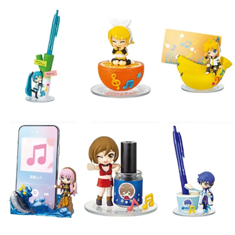 Bandai Anime Figur Hatsune Miku und KAITO Miniatur-Sammelfigur aus Kunststoff in Blau - Bild 5