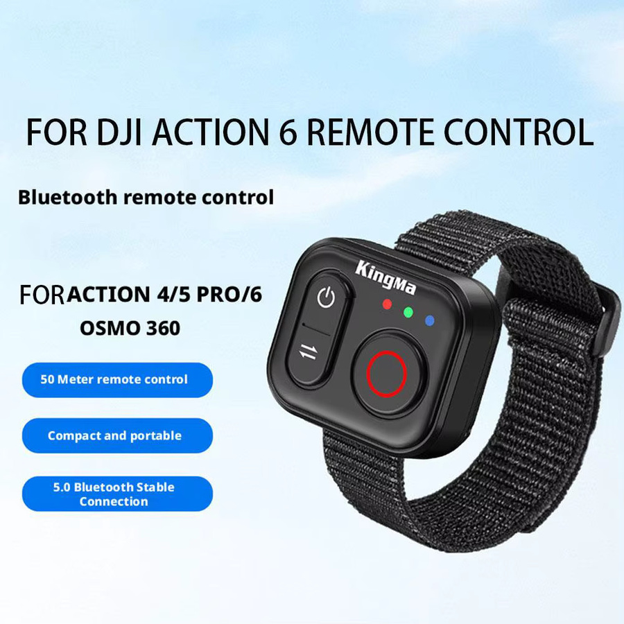 DJI Bluetooth-Fernbedienung für DJI Action 6, Action 5 Pro, Action 4 und OSMO 360 in Schwarz - Bild 5