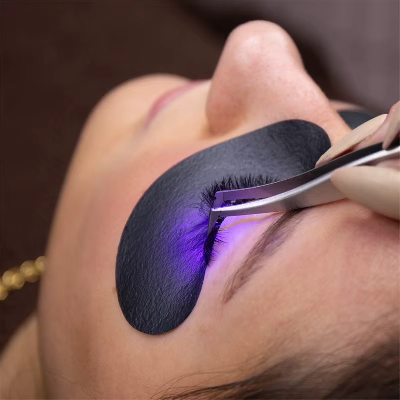XINYILEJIA Wimpernverlängerung Augengel Pads, 150 Paar, Schwarz, Matt - Bild 4