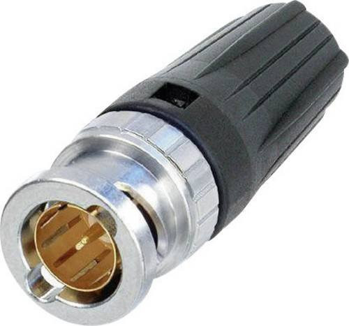 Neutrik BNC-Steckverbinder NBNC75BDD6, gerade, 75 Ohm, Silber - Bild 1