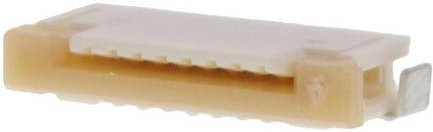 Molex FFC/FPC-Anschluss 8-polig in Weiß mit 1mm Rastermaß - Bild 1
