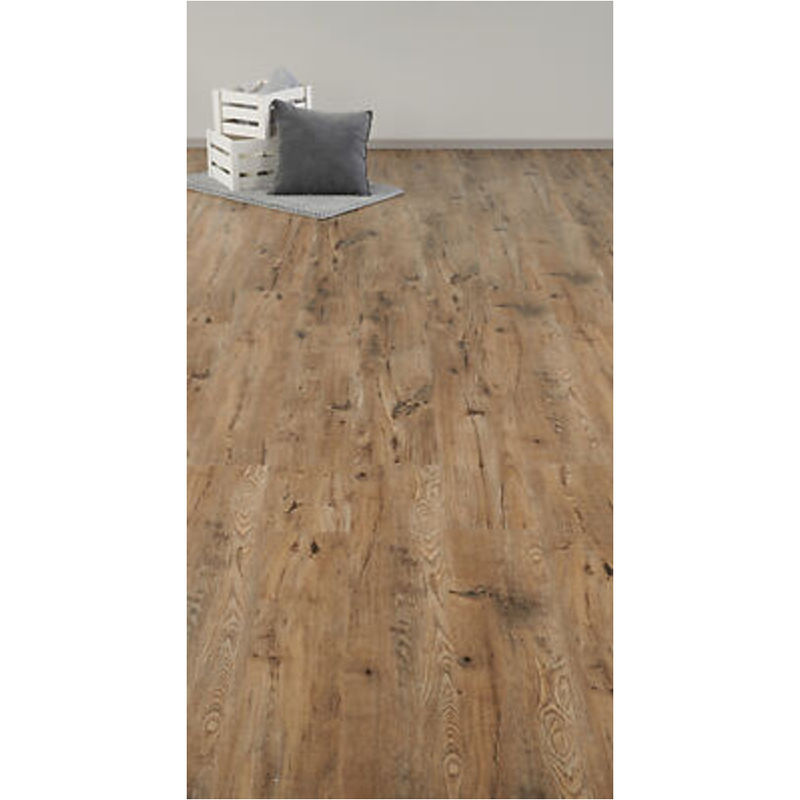 Check One Click-Vinylboden Achenbach Kastanie in Braun in Holzoptik im Plank-Design mit rustikalem Look - Bild 3