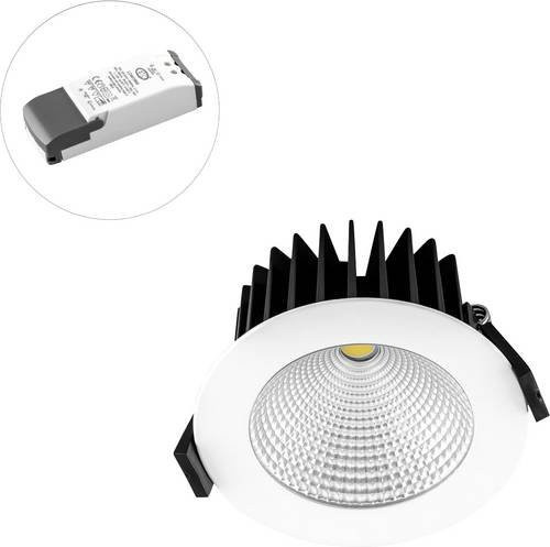 EVN LC44100102 LED-Einbauleuchte in Weiß mit 10W Leistung - Bild 1