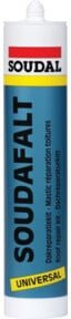 Soudal Soudafalt Bitumendichtmasse Schwarz 310 ml Kartusche wasserdicht - Bild 1