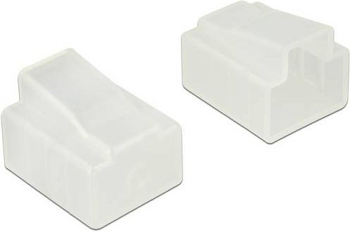 Delock 64016 Staubschutz für RJ45 Stecker, 10 Stück, transparent - Bild 1