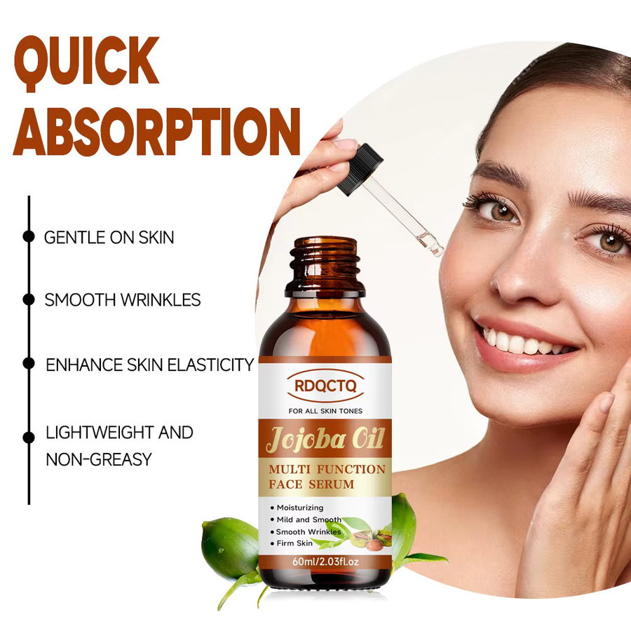 RDQCTQ Jojobaöl mit Vitamin E, Öl für Gesicht und Körper, Unisex - Bild 2