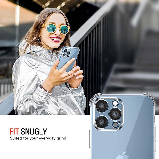 Stoßfeste und transparente Handyhülle für Apple iPhone 11 bis iPhone 17 Pro Max Modelle - Bild 1