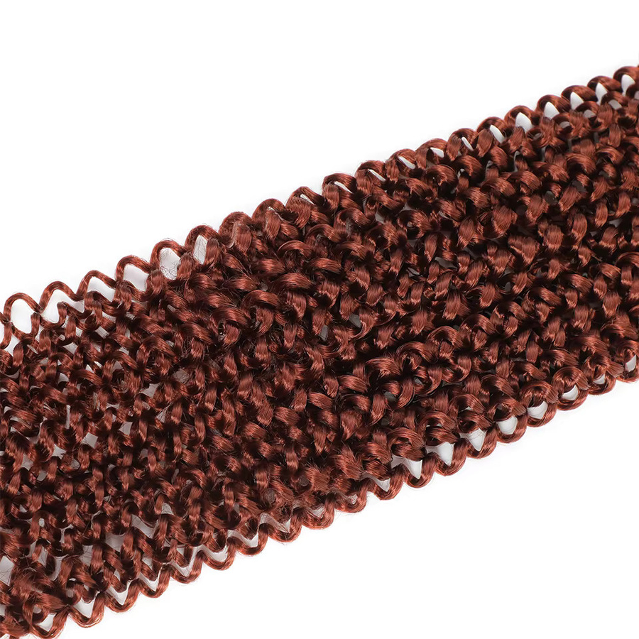 Felek Haarverlängerung Passion Twist Crochet, 22 Zoll, Schwarz, Rot - Bild 1