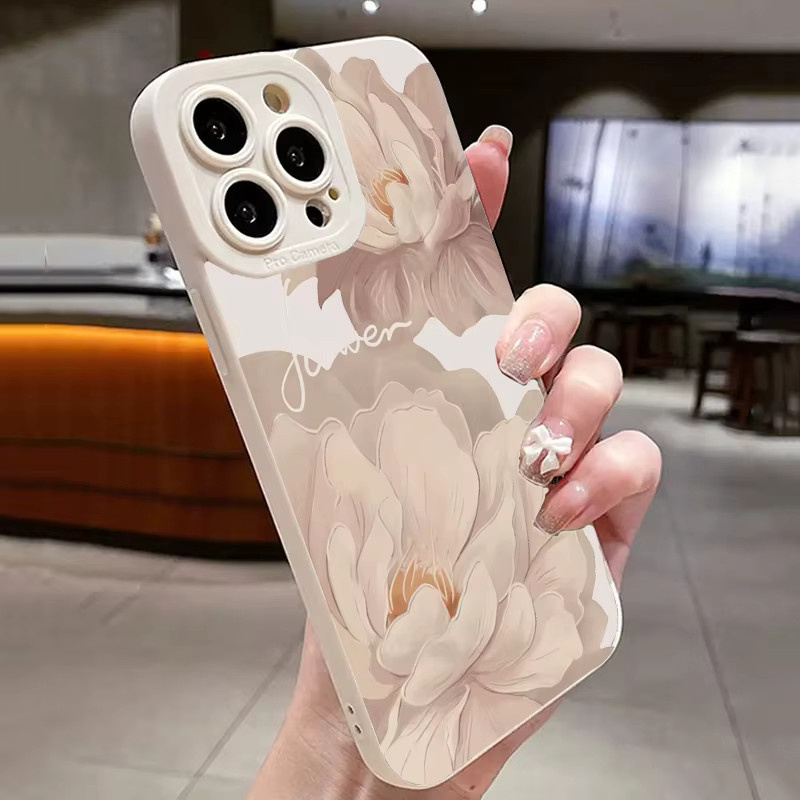 Samsung Handyhülle mit Ölgemälde-Blumen-Design in Multicolour für Galaxy S26 S25 S24 S23 S22 S21 Ultra Plus FE und A56 A55 A54 A53 A36 A35 A34 A26 Note 20 Cover - Bild 5