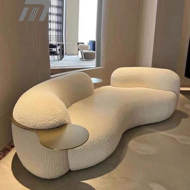 Minimalistisches Futon Cloud Schnittsofa von DUTRIEUX in Weiß für Wohnzimmer, Schlafzimmer oder Garten - Bild 1