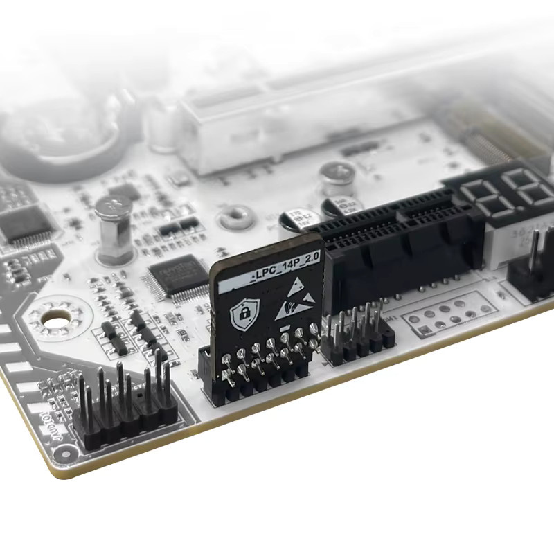 MACHINIST X99 Motherboard TPM2.0-Modul in Schwarz für ASUS LPC 14-Pin-Schnittstelle, kompatibel mit X99 PR9, X99 U9 und X99 V9S - Bild 3