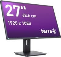TERRA 2756W PV V4 LED-Monitor Full HD IPS Display in Schwarz mit HDMI, DisplayPort und USB-C, 27 Zoll, 75 Hz - Bild 1