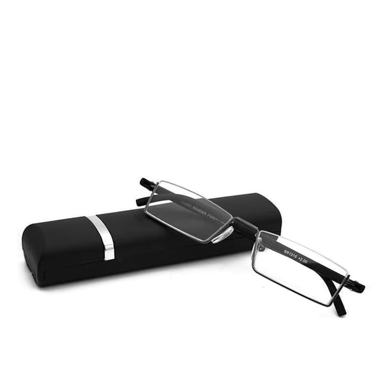 CHUANCHEN Lesebrille, TR90, quadratisch, Vollrand - Bild 1