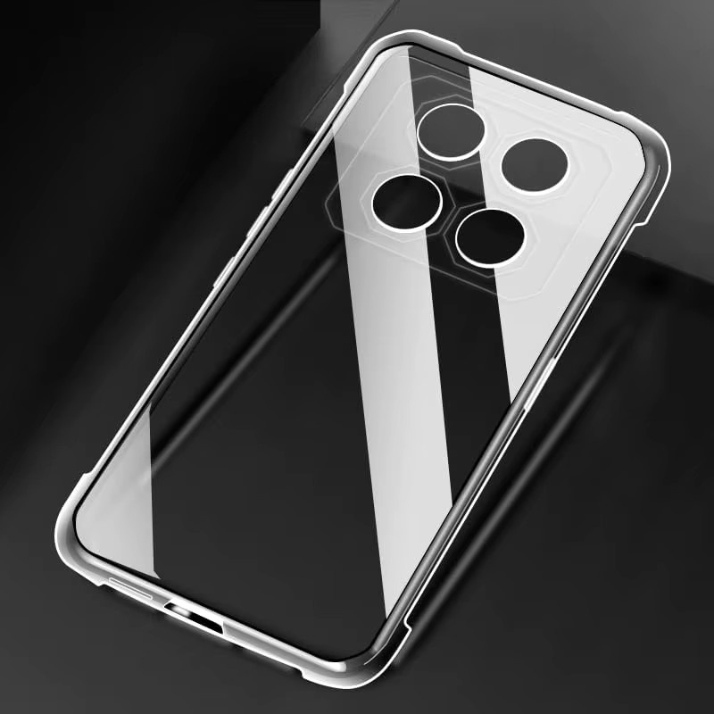 Transparentes Silikon Schutzcase für OUKITEL WP60 in Schwarz mit Anti-Knock-Funktion - Bild 2