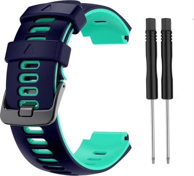 Pide Uhrenarmband Silikon, zweifarbig, blue, Unisex - Bild 1