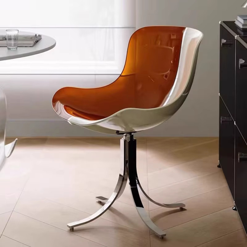 DUTRIEUX Esszimmerstuhl im Nordic Design aus Metall und Kunststoff, transparent und ergonomisch - Bild 2