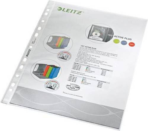 Leitz Prospekthüllen DIN A4 aus Polypropylen in Transparent, 100 Stück - Bild 1