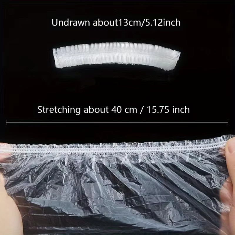 Einweg-Haube, 100 Stück, wasserdicht, Unisex - Bild 3