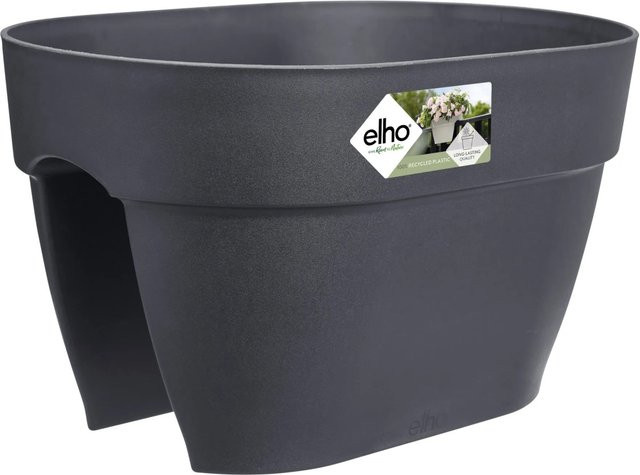 Elho Blumenbrücke Vibia Campana Balkonkasten in Anthrazit B: 39 cm, T: 26 cm, H: 22 cm - Bild 1