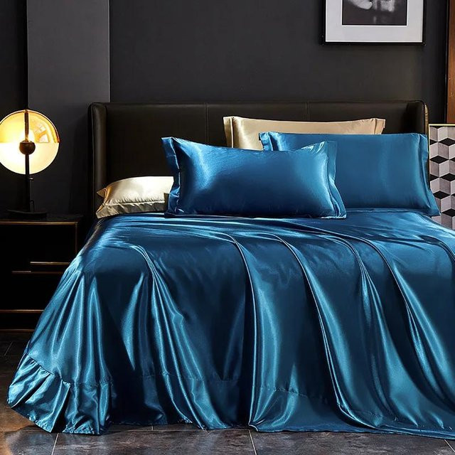 Bin Chi Textiles My Melody Bettwäsche-Set 4-teilig, Blau, B/H: 180 x 220 cm - Bild 1